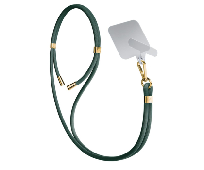 Etui do telefonów 3MK Sznurek do Etui EasyClip Dark Green (gold) 5903108568623